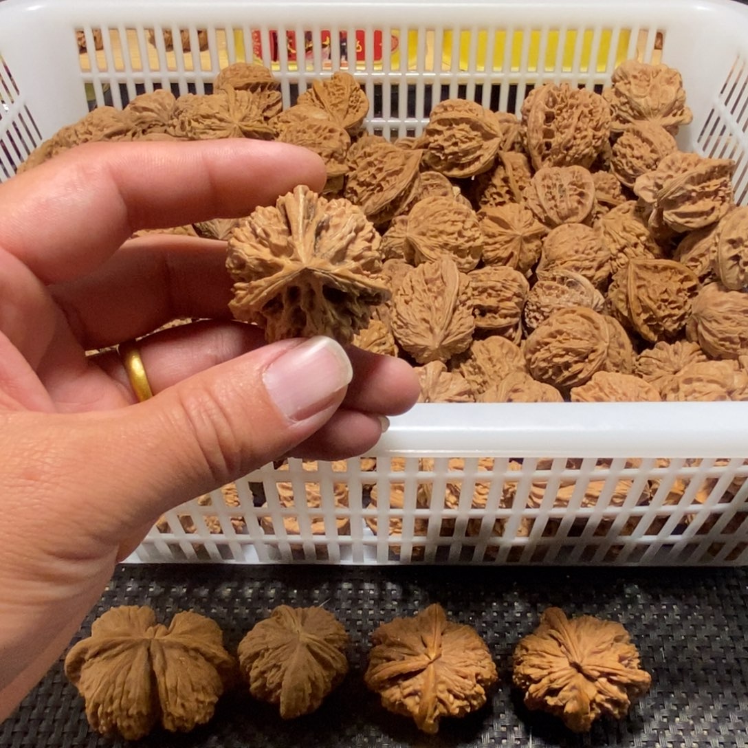 ****饭吊坠文玩核桃核桃异形单只异形