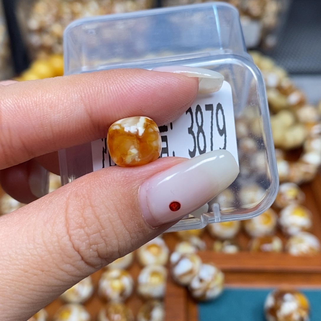 猴头核桃把件沁色圆珠老型3879