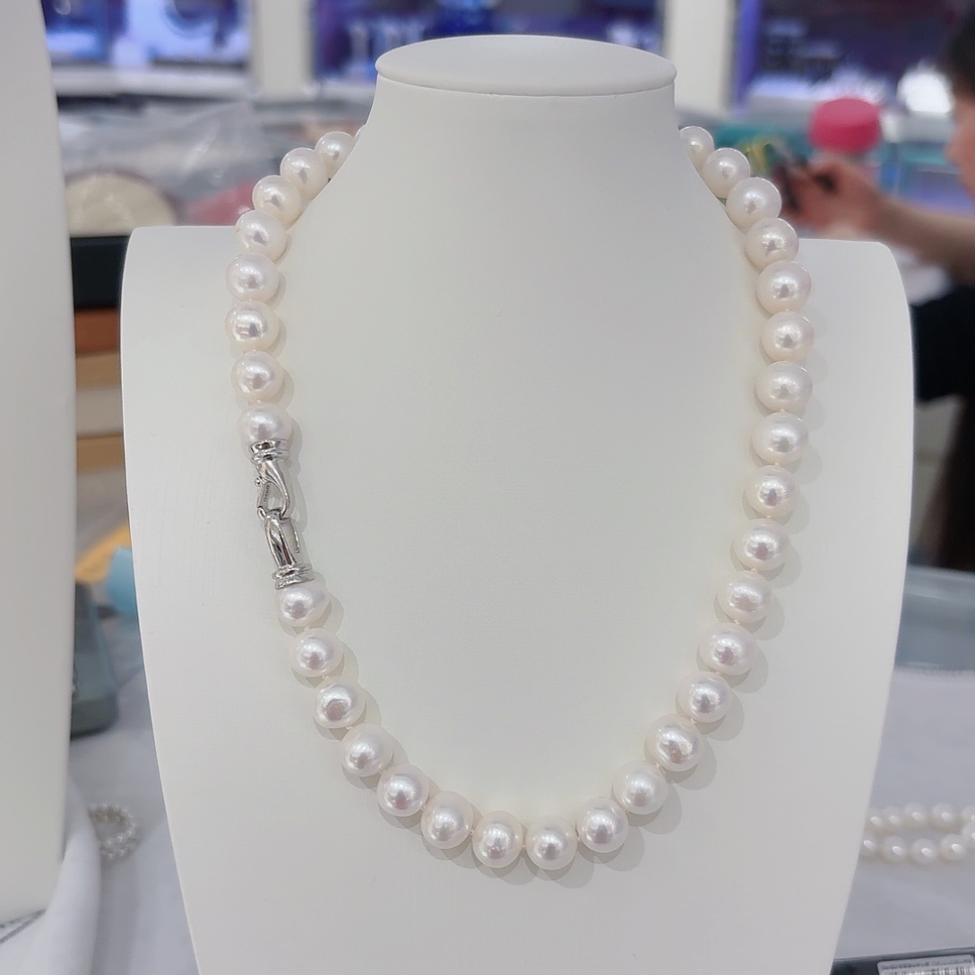 淡水珍珠颈饰银S925镶嵌