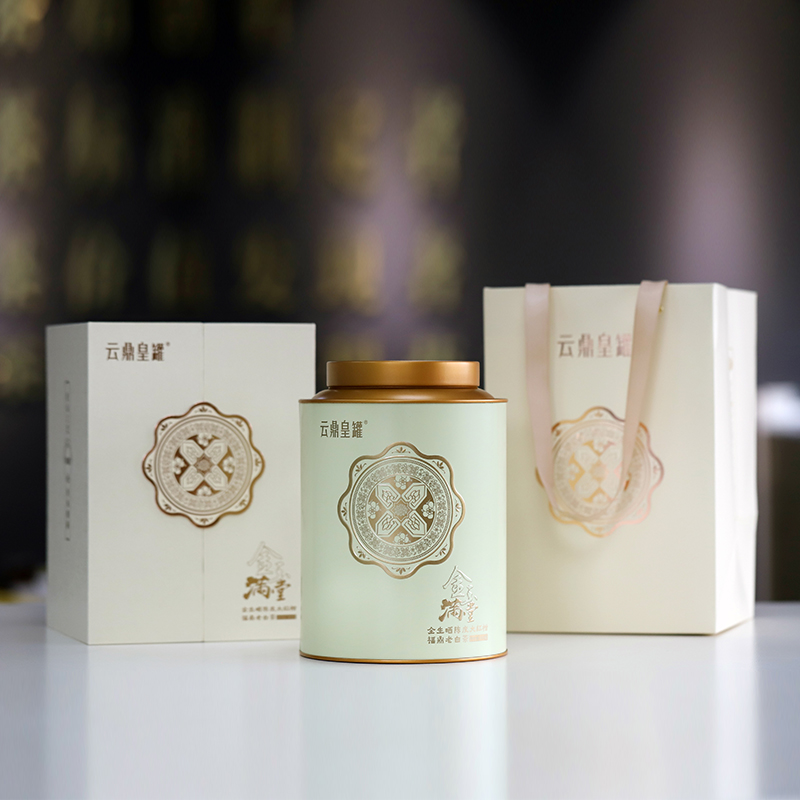 云鼎皇罐金玉满堂·全生晒陈皮大红柑福鼎老白茶（果茶装）300克