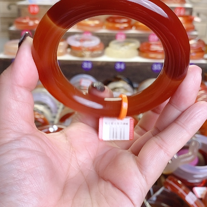 玛瑙/玉髓手镯未镶嵌呆**！