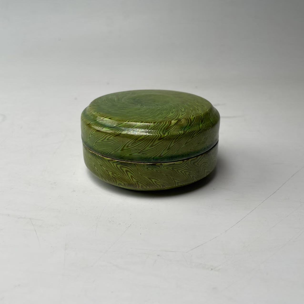 明以前搅胎泥盖盒BY13X0213