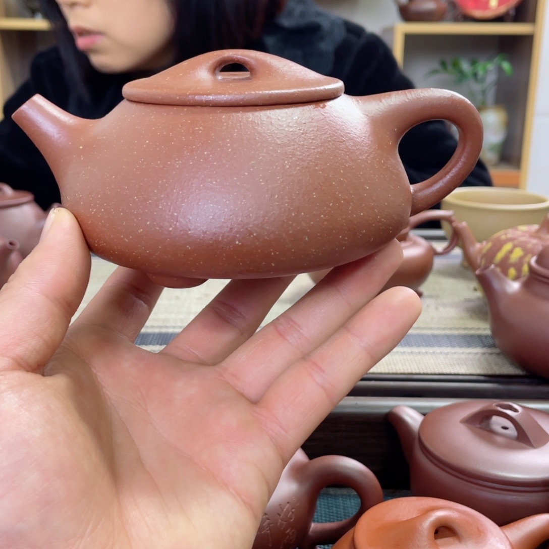 紫砂茶壶景舟石瓢