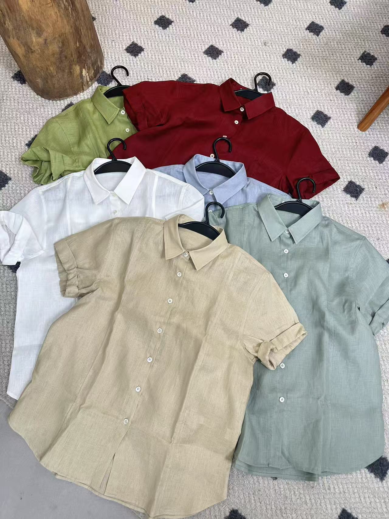 大禾自制:6色短袖衬衫