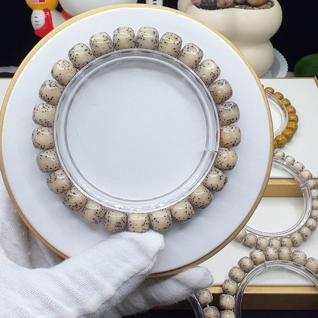 星月菩提手串骨瓷白9.5✖️8.5同体