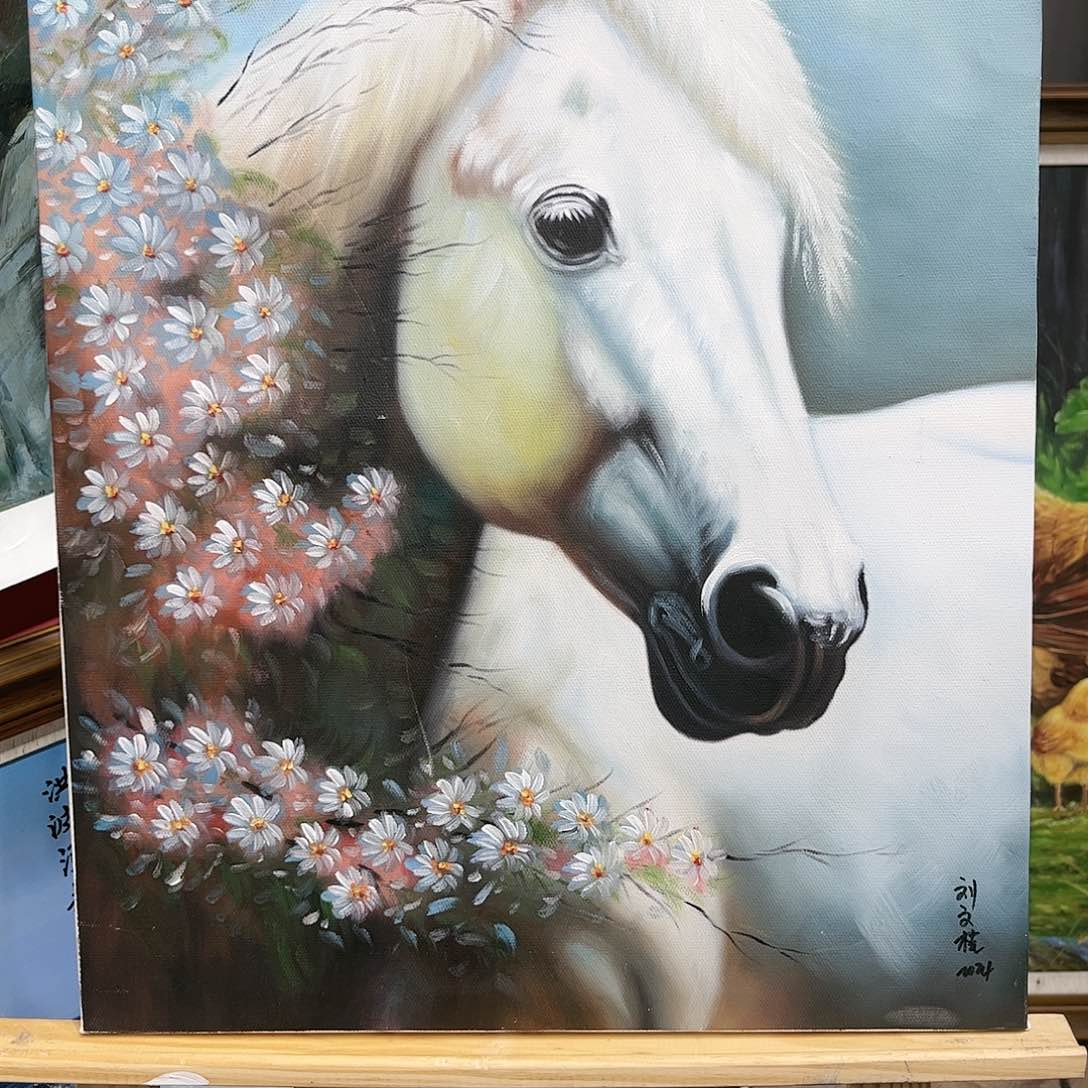 油画姚*刘文桂油画作品