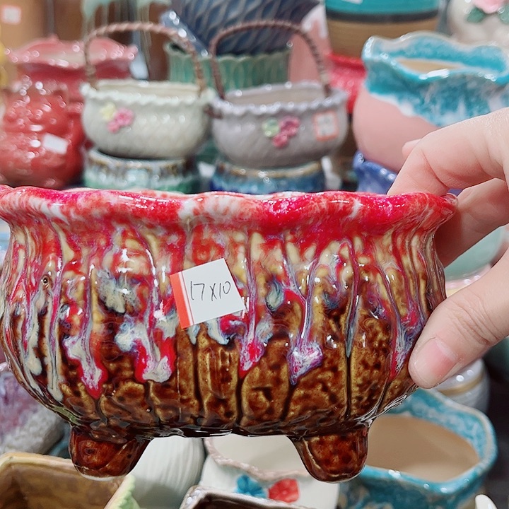 多肉陶瓷花盆满10元包邮