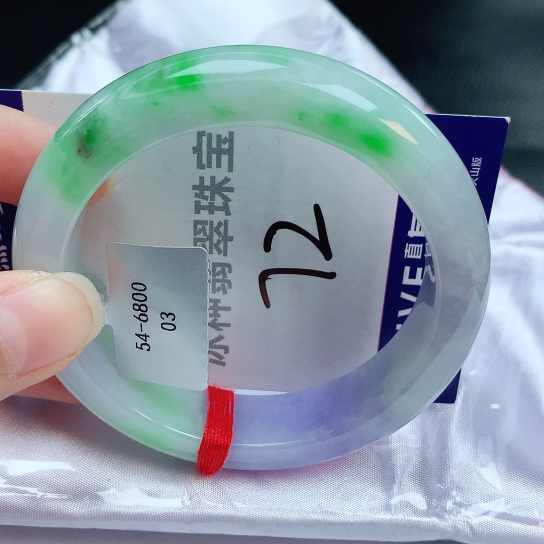 翡翠手镯未镶嵌缅甸天然A货翡翠手镯