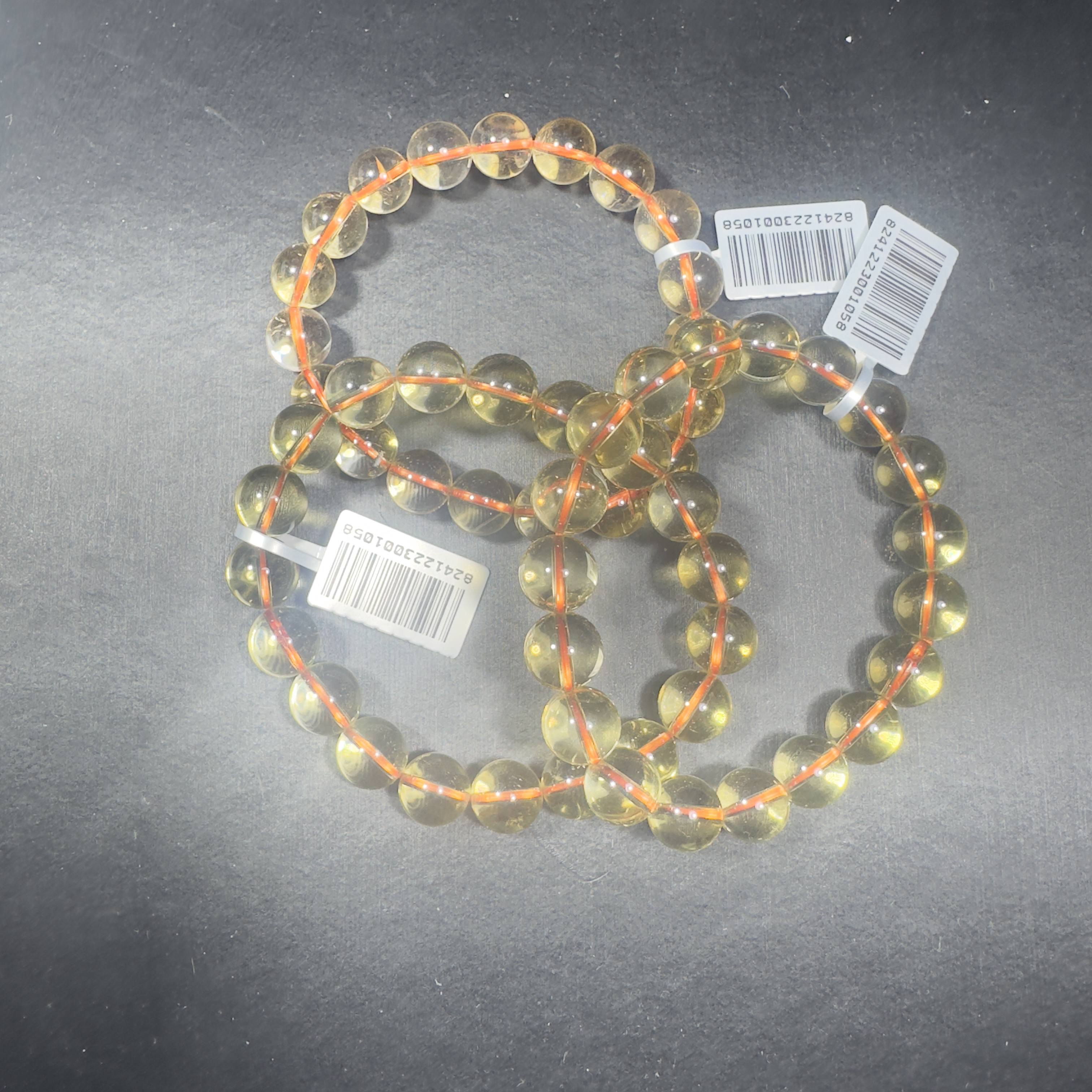 彩韬甄选高品巴西天然黄水晶单圈约10mm手链多样式发一 gck763