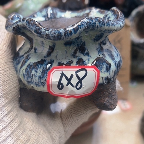 红陶粗陶花盆手工