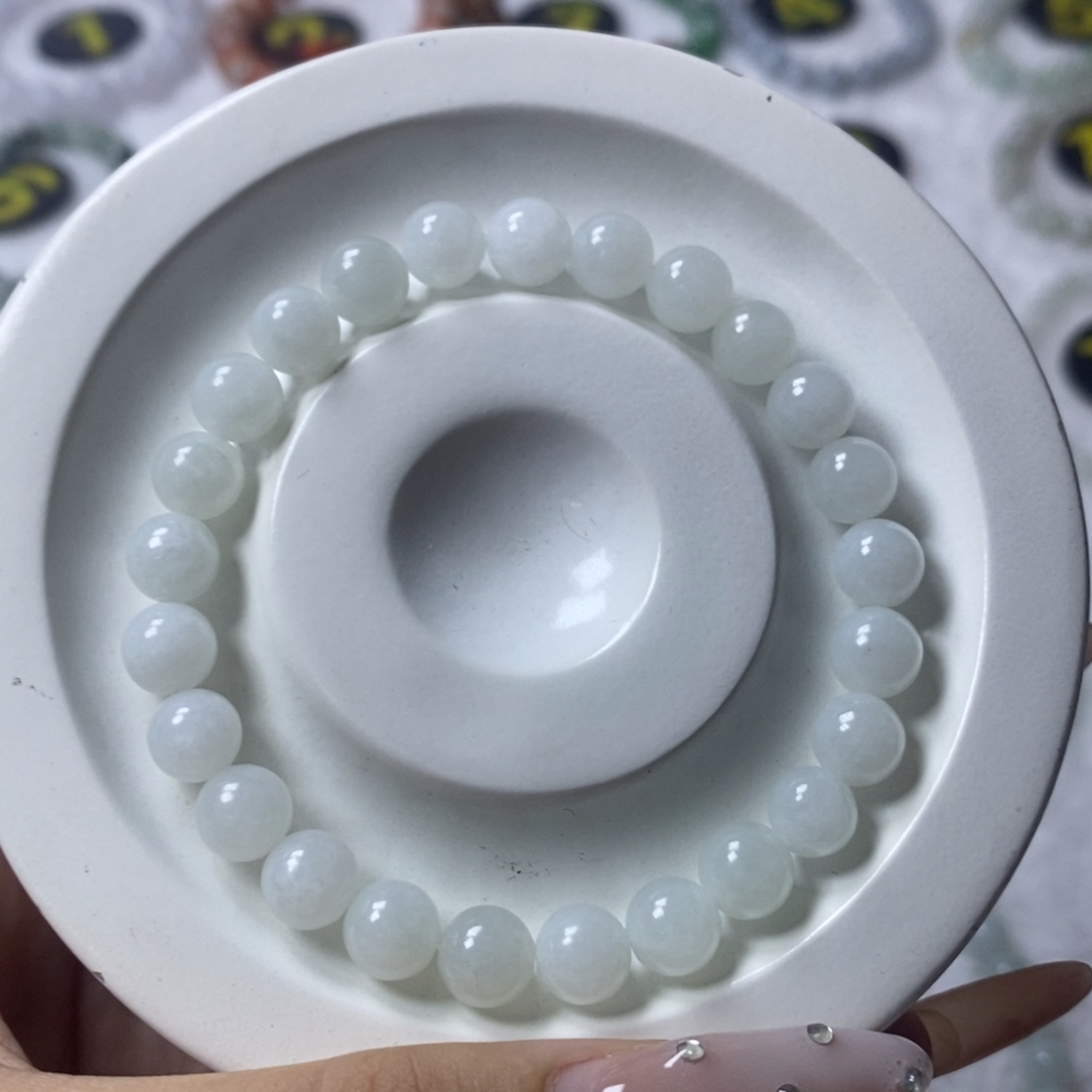 未镶嵌手链翡翠白月光卡7