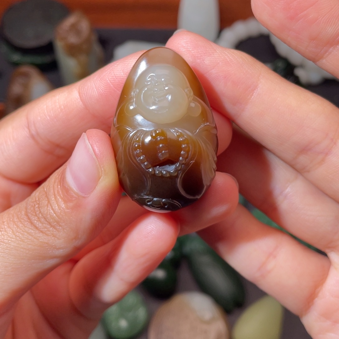 巜***丨颈饰未镶嵌和田玉（糖玉）