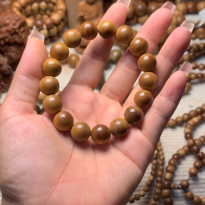 檀香木手串/手链老山檀香1.2奶香