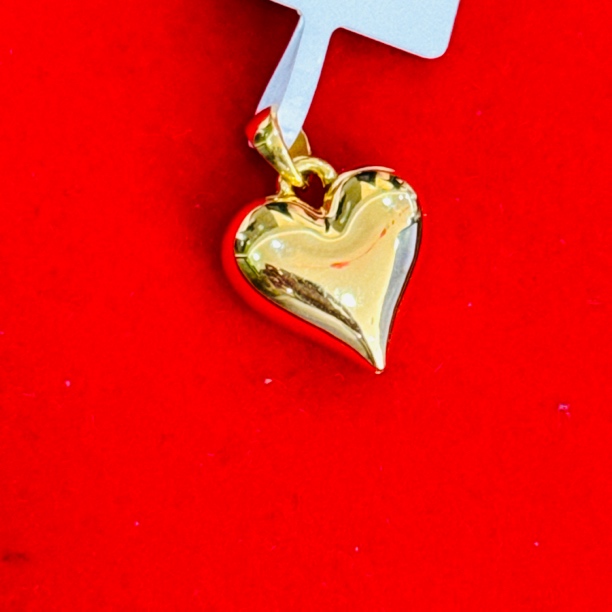 【陈晨专享】 足金999饰品 大爱心吊坠 GP 1.67