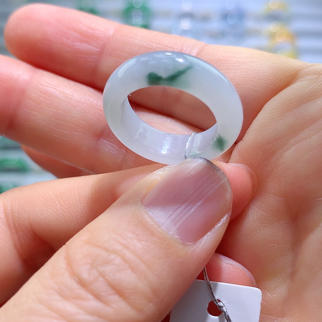 翡翠戒指未镶嵌10号