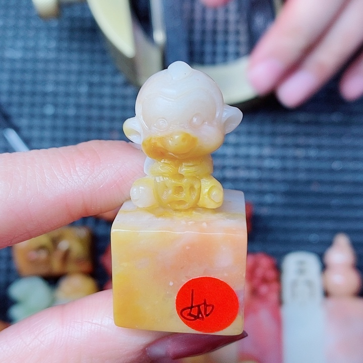 老挝石猴子印章定制