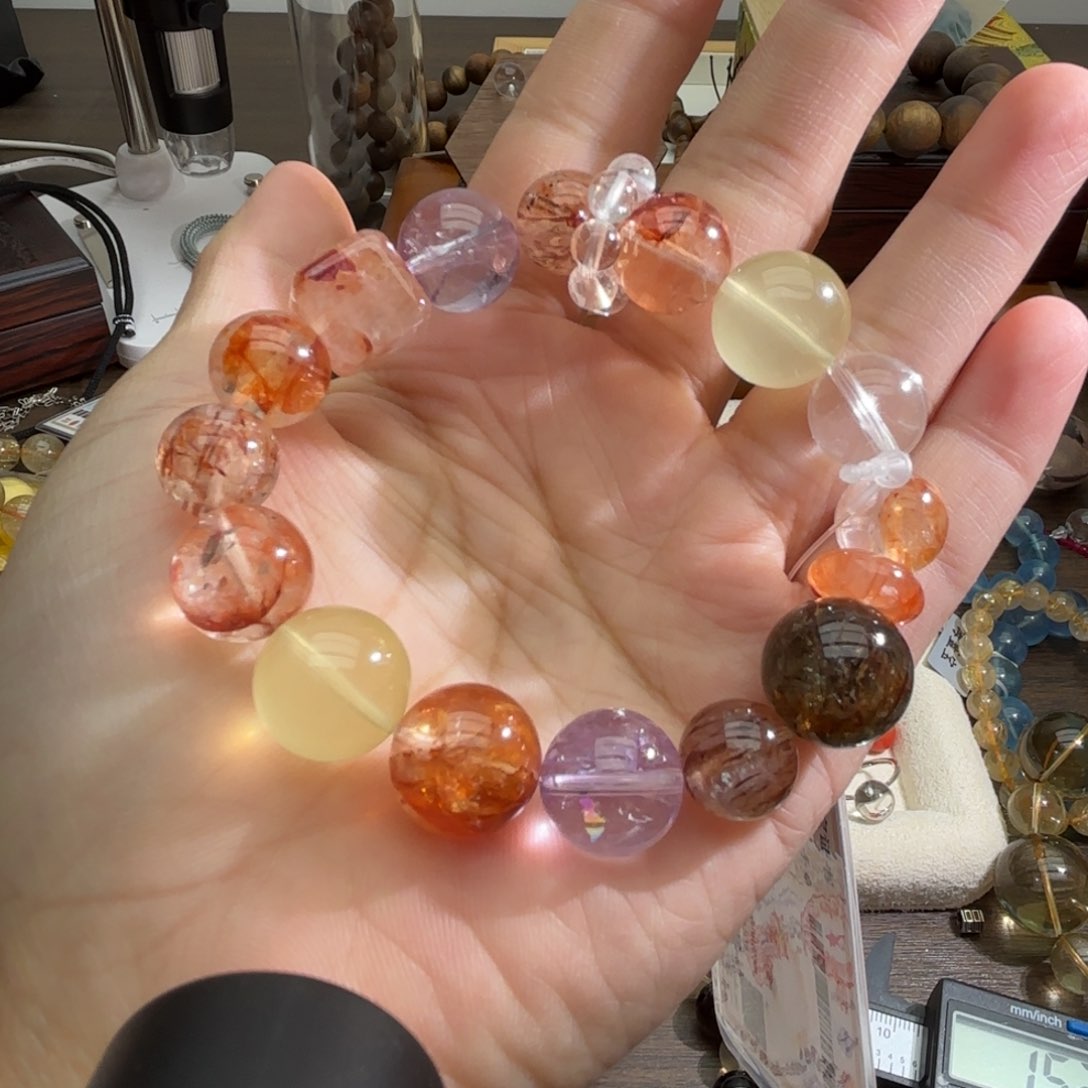 未镶嵌手链水晶多宝