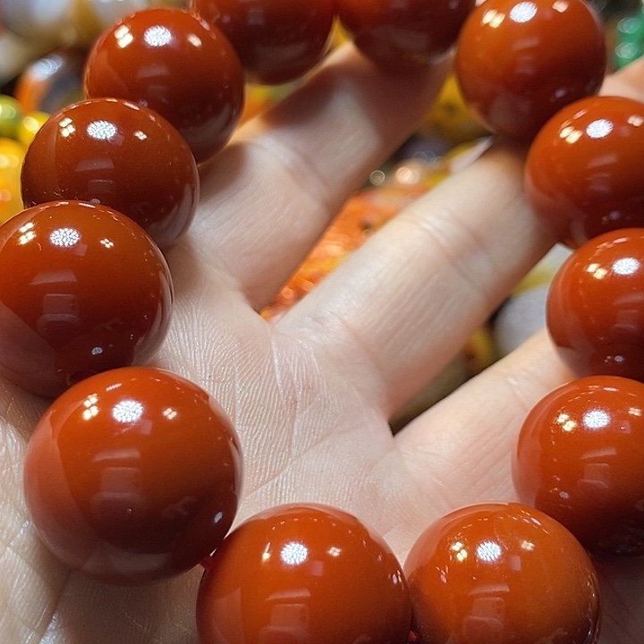 墨****玛瑙/玉髓未镶嵌手链