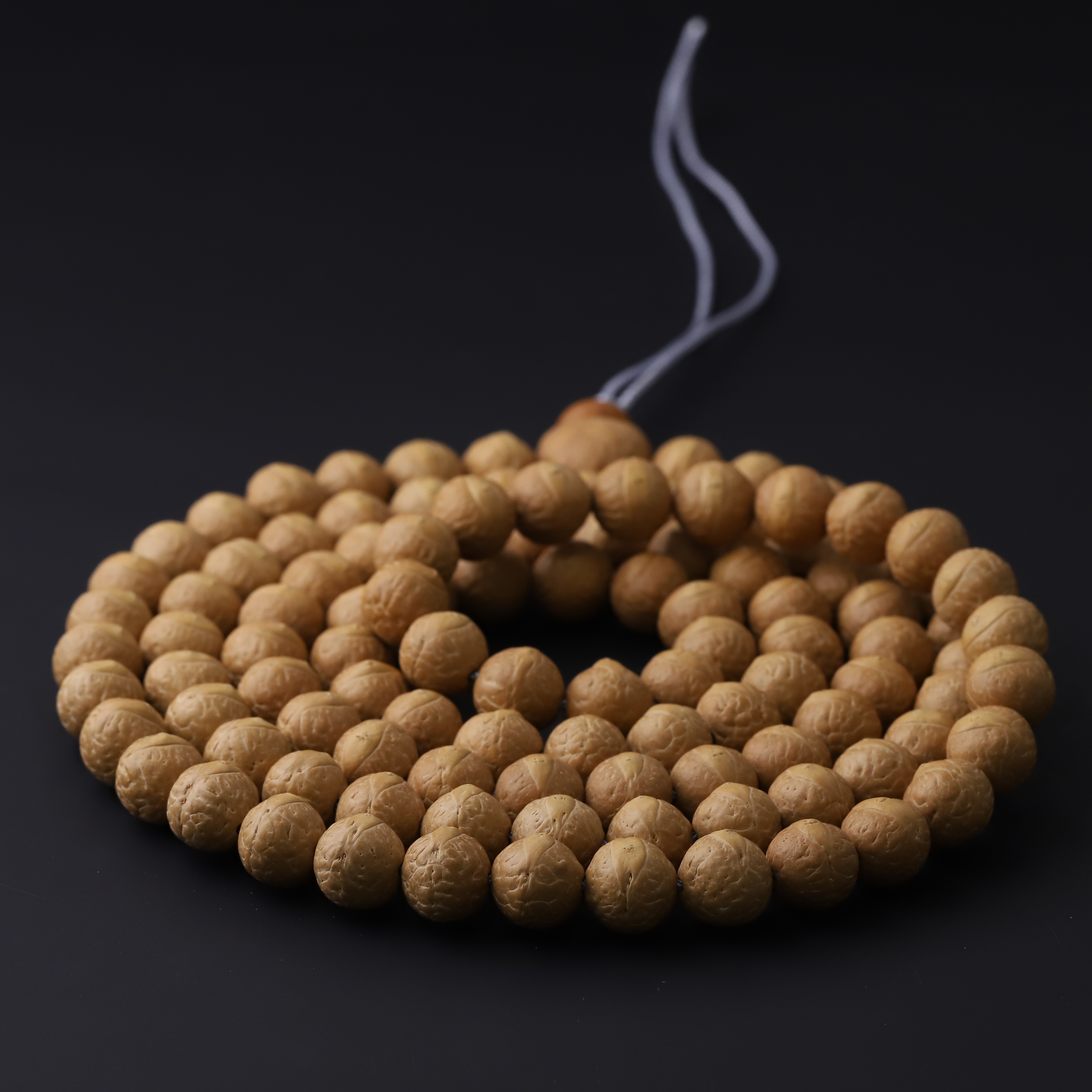 251131【新籽精品正圆凤眼108】定制精配头货凤眼菩提108文玩长串