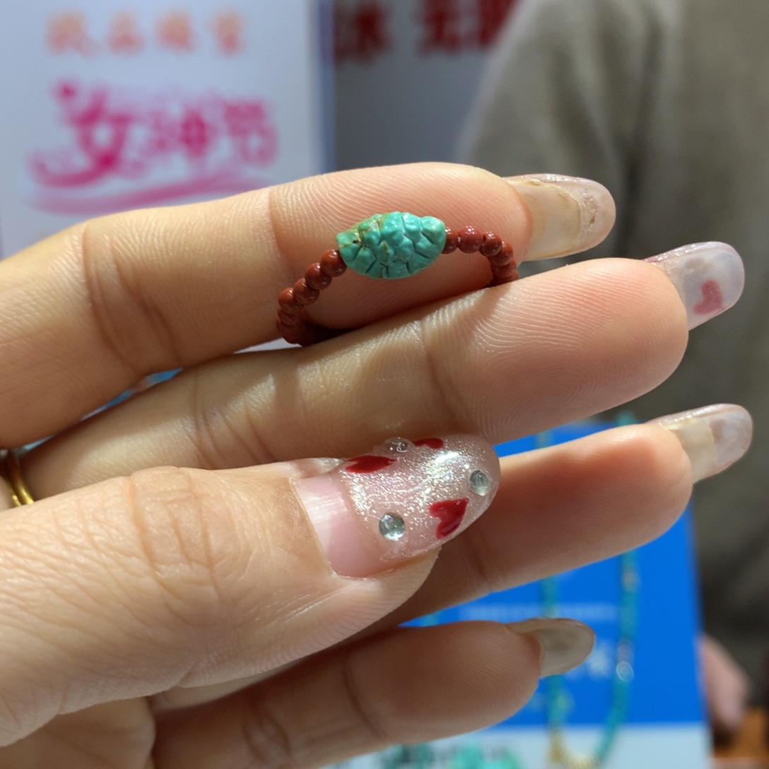 南红玛瑙戒指未镶嵌