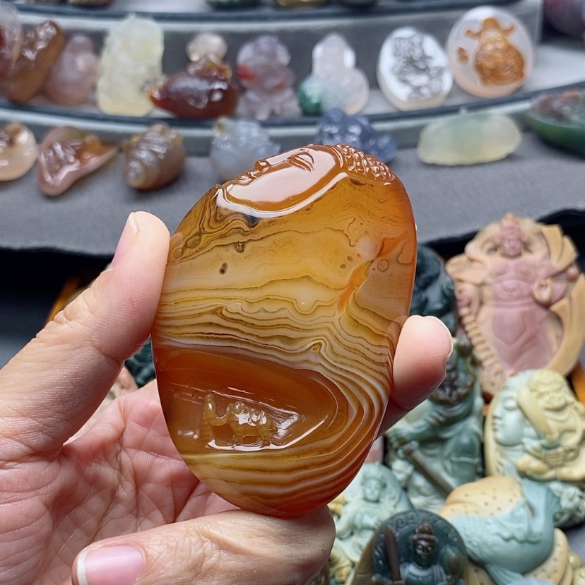 【闪购商品】未镶嵌吊坠定制玛瑙