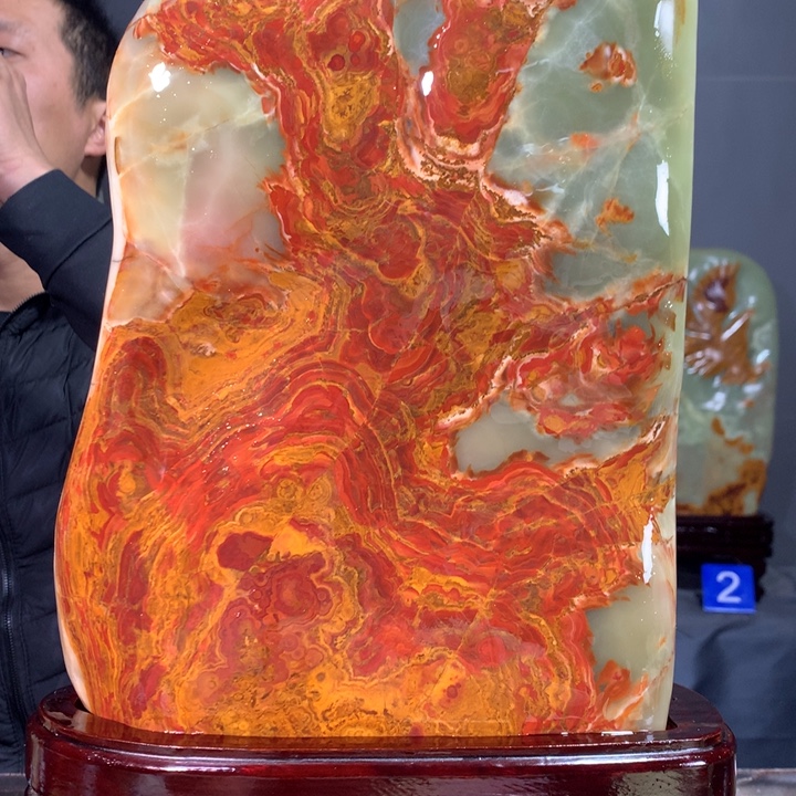 石材天然原石摆件