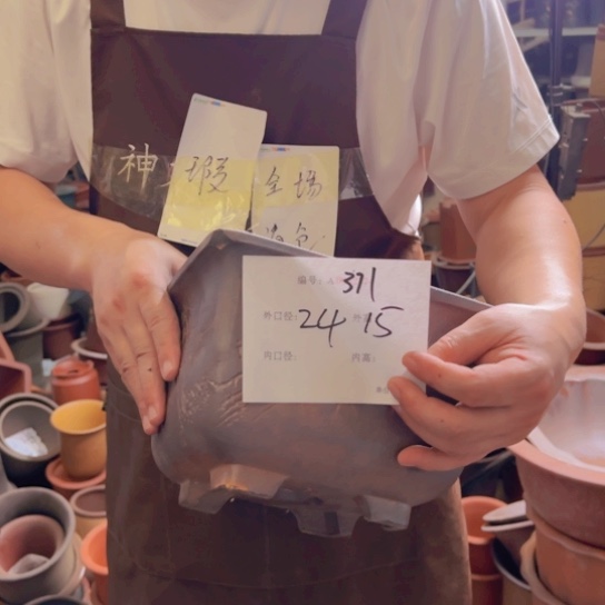 紫砂花盆花卉工艺