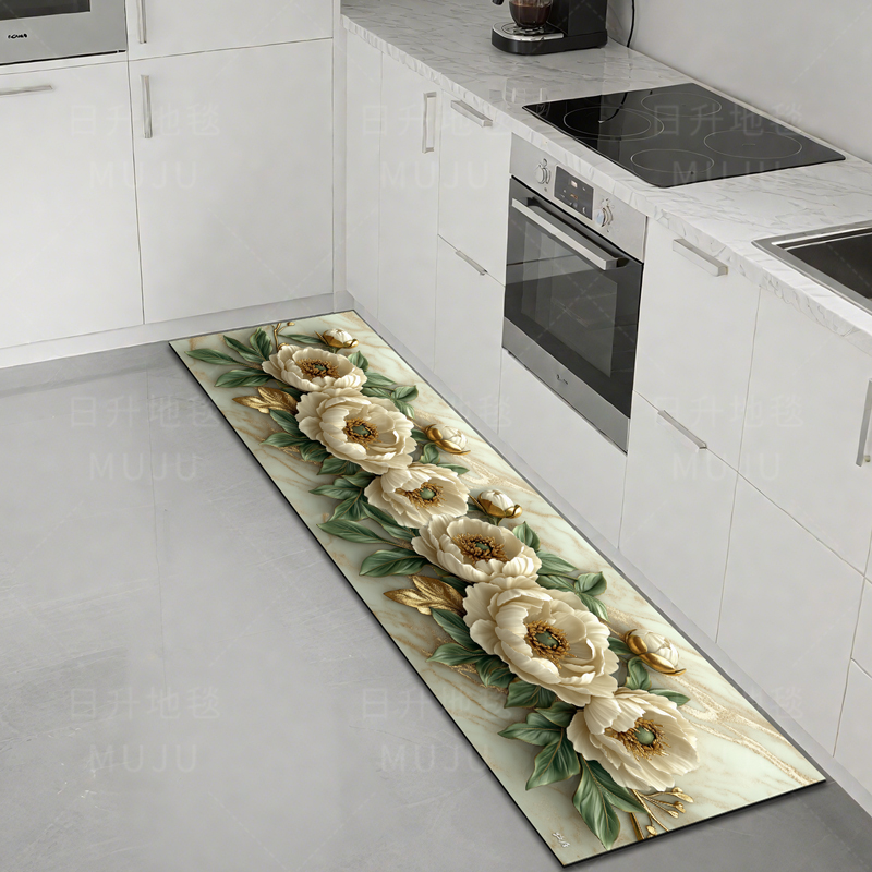 [素玉]脚垫硅藻泥卫生间厨房地毯卧室免洗地垫吸水硅藻泥吸水地垫