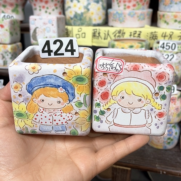 红陶手工多肉植物花盆