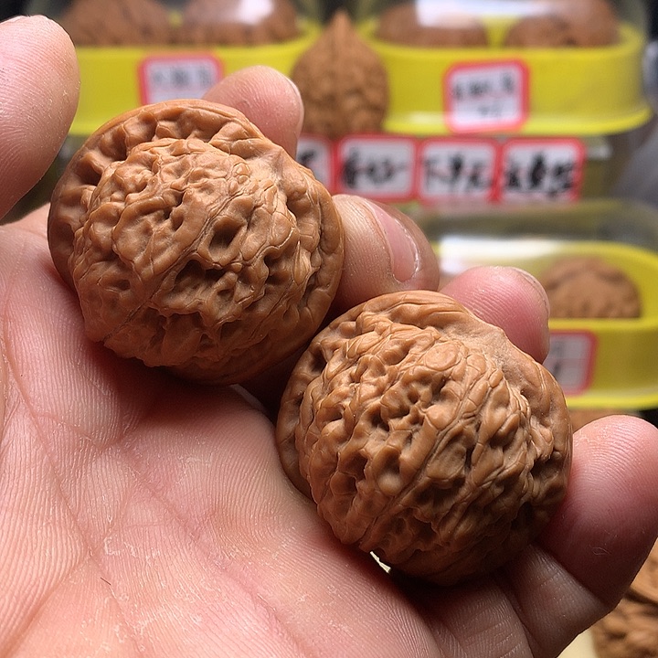 吊坠文玩核桃莲花39
