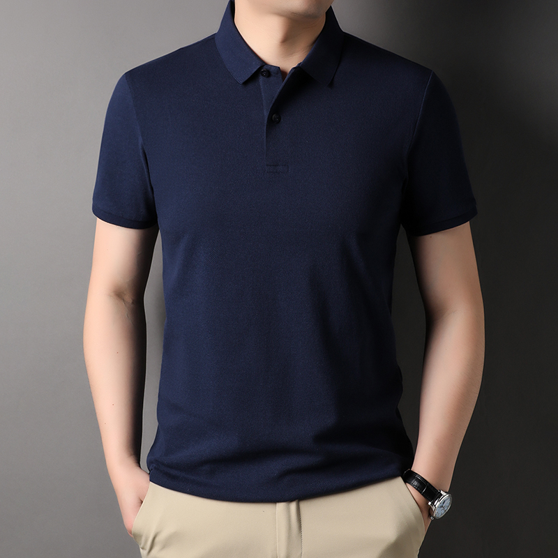 Polo衫纯棉正品男士长袖大牌春秋优质棉T恤免烫翻领上衣百搭潮牌 