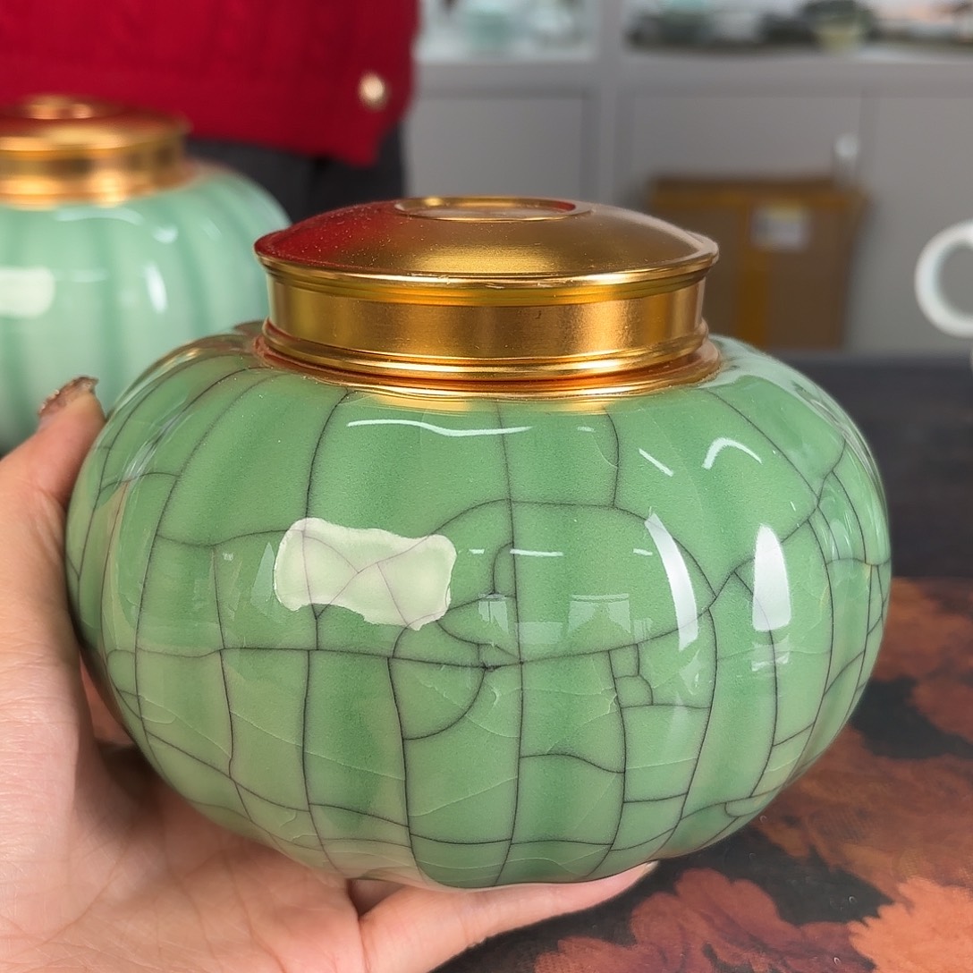 龙泉云间青瓷小米茶器