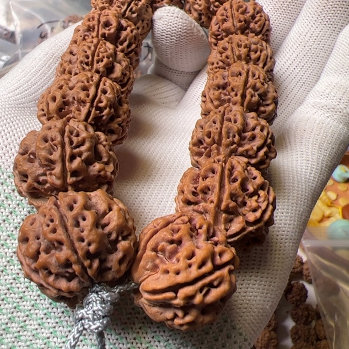 金刚菩提手串23姜黄老双龙