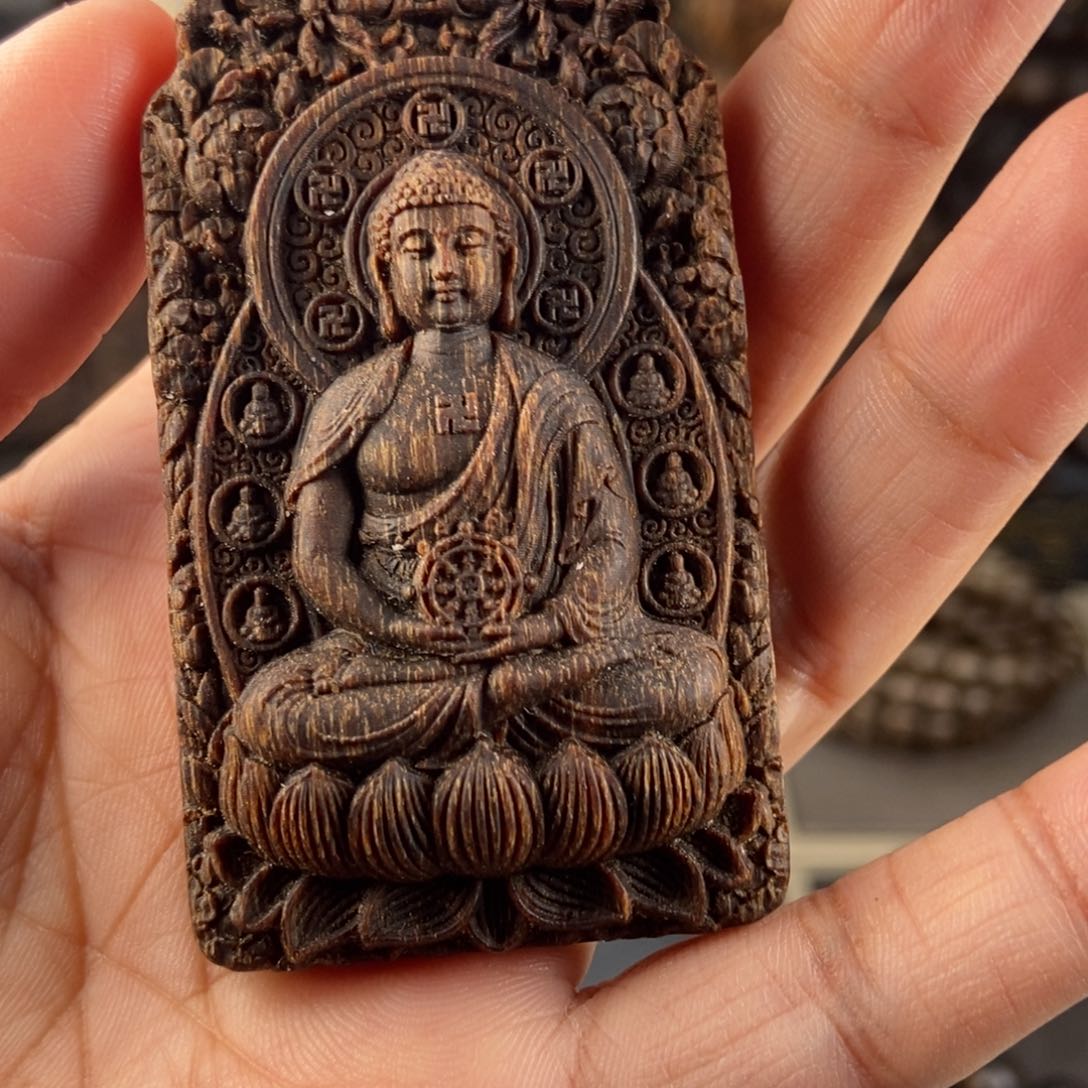 沉香木吊坠吕*品越南芽庄白棋楠