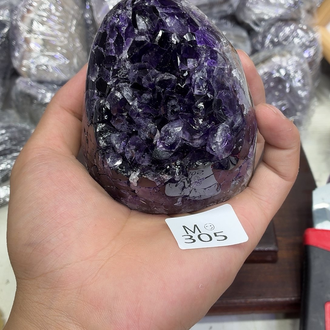 未镶嵌摆件紫晶水晶