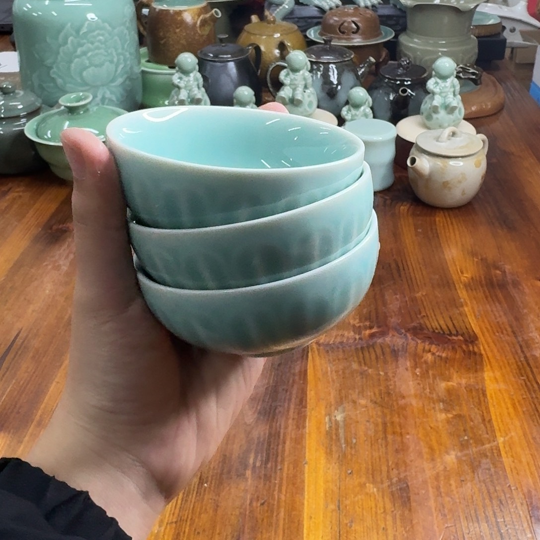 小仲龙泉青瓷微瑕5006