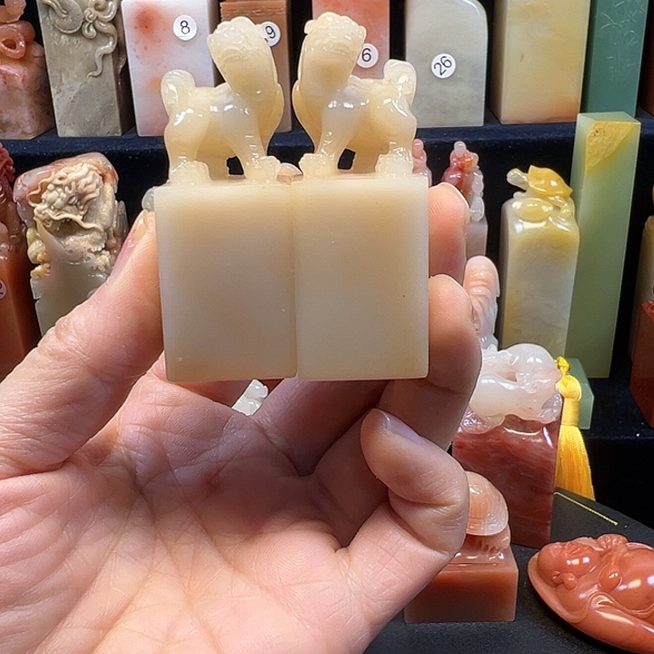 寿山石印石寿山石手工雕刻