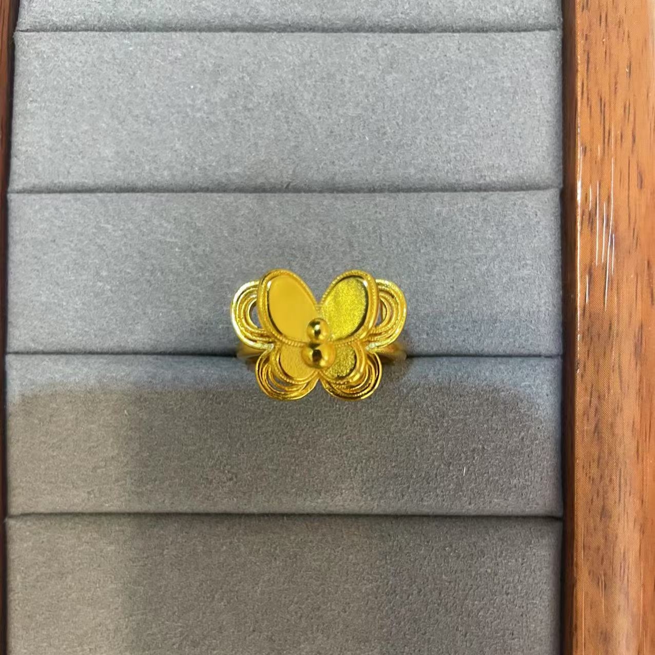 合金戒指 【高端定制】新款蝴蝶戒指