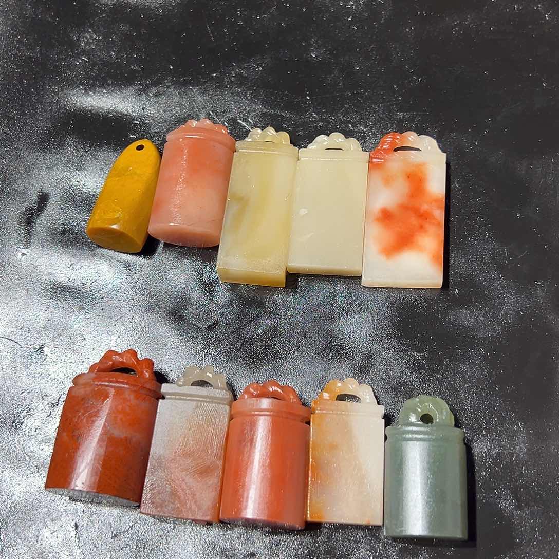 寿山石老挝石印章