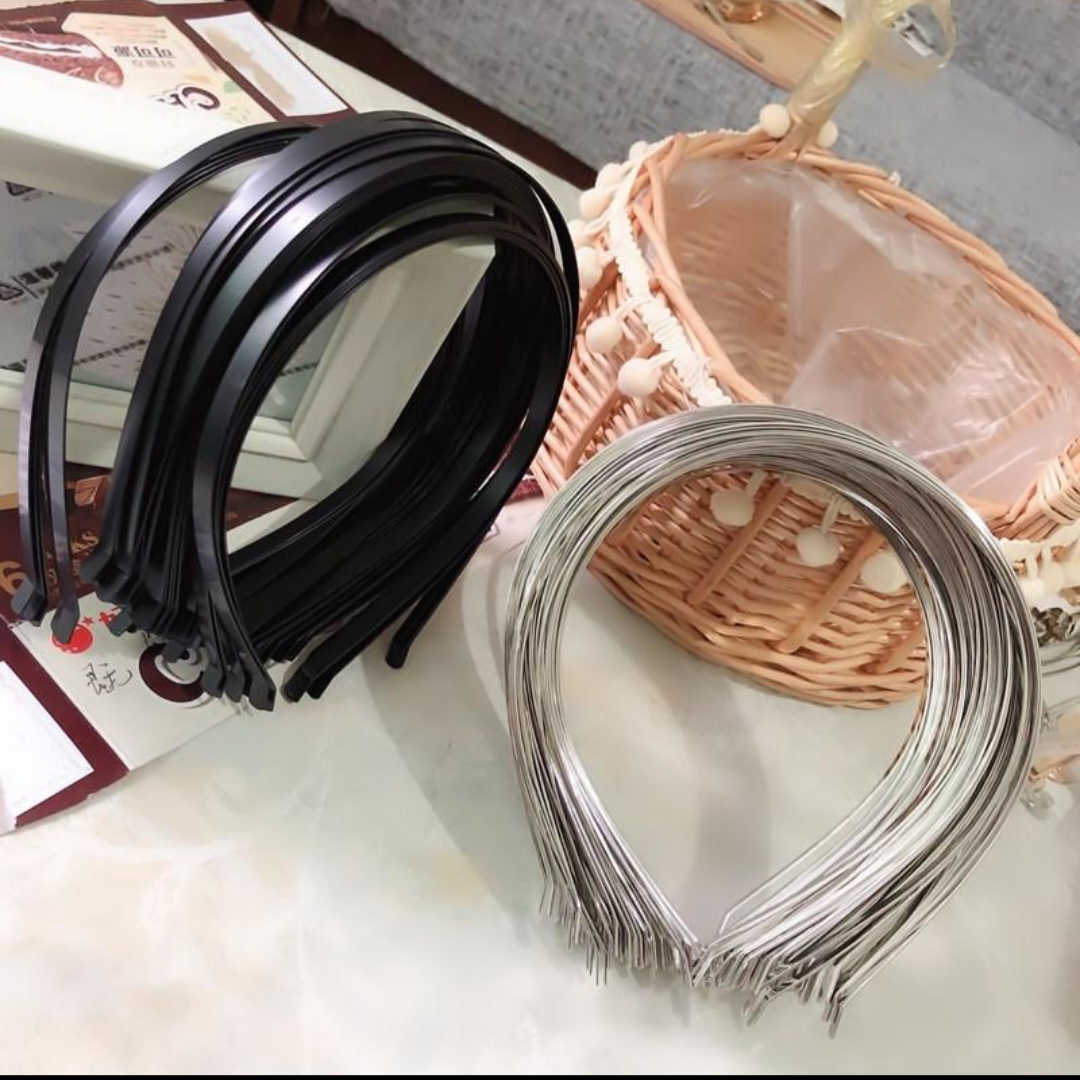 【凌先生】diy手工发箍材料7mm仿不锈钢发箍头扣配饰发卡毛坯扭扭棒