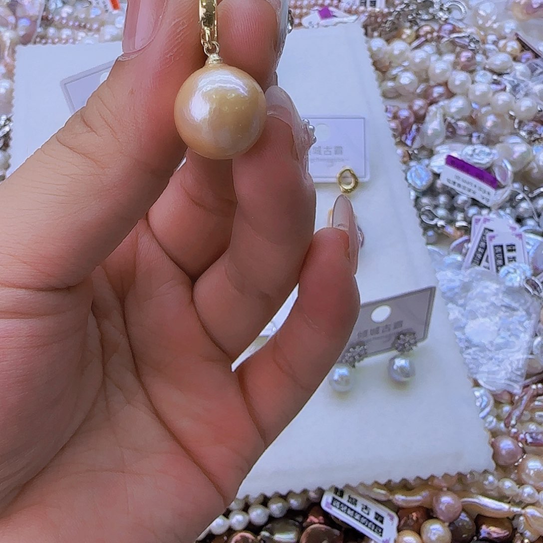 未镶嵌淡水珍珠项链定制199曼**作