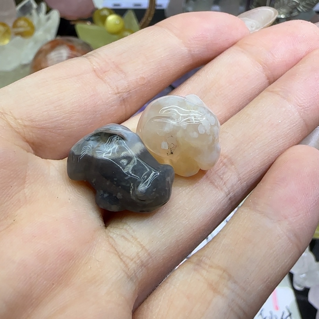 未镶嵌眼镜紫晶白水晶