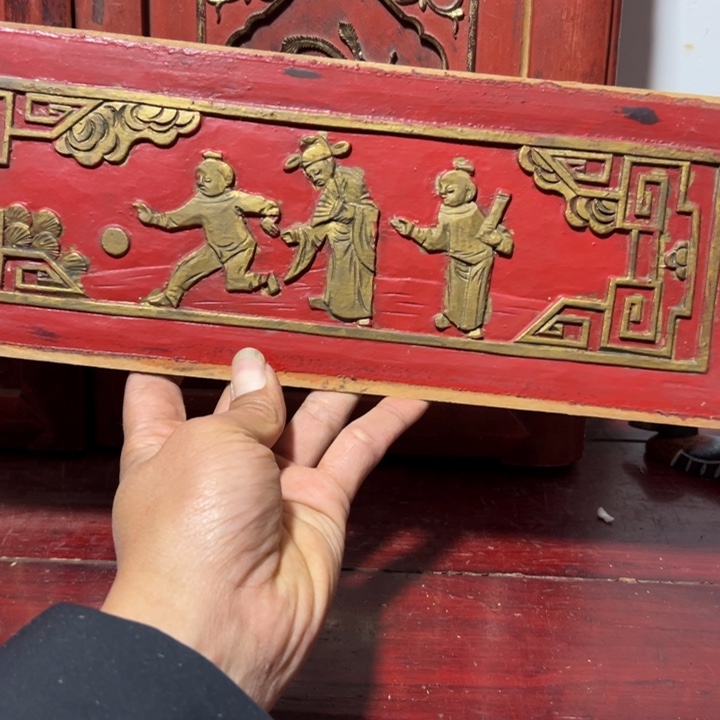 心***访木木雕工艺品摆件