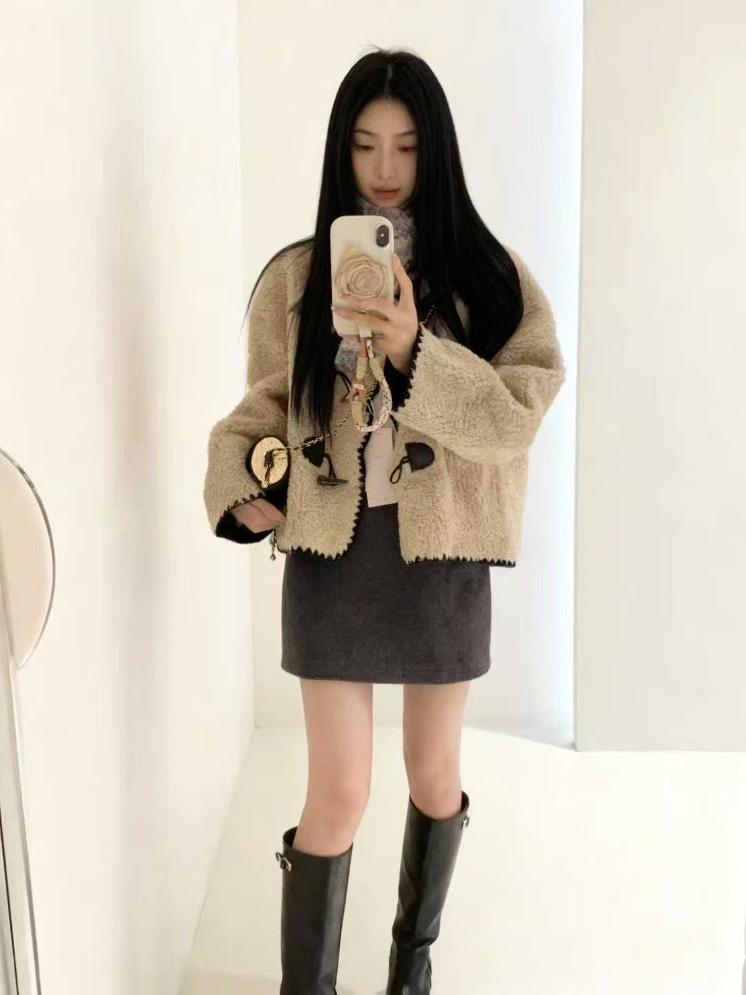 【直播链接69-129】新款爆款韩式欧美时尚气质休闲辣妹毛呢外套女装