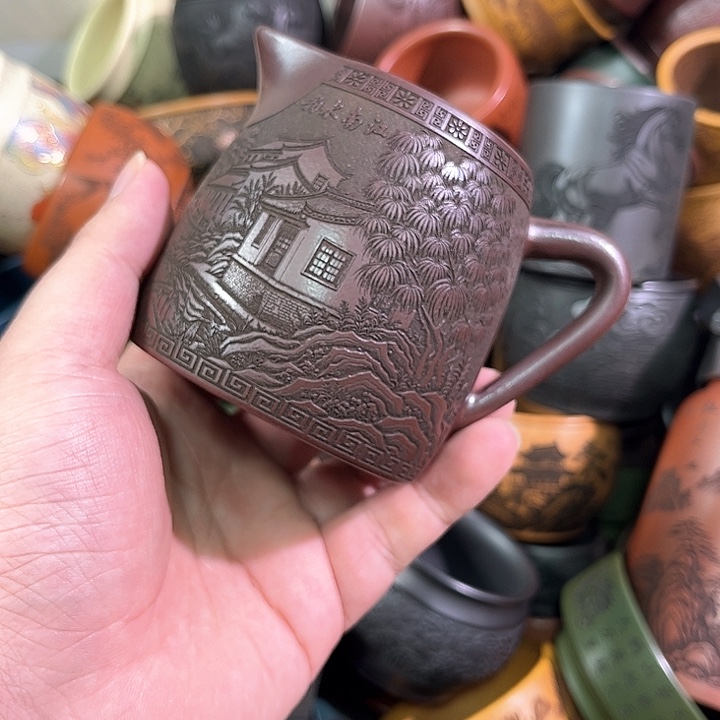 茶杯紫砂全手工紫砂主人杯