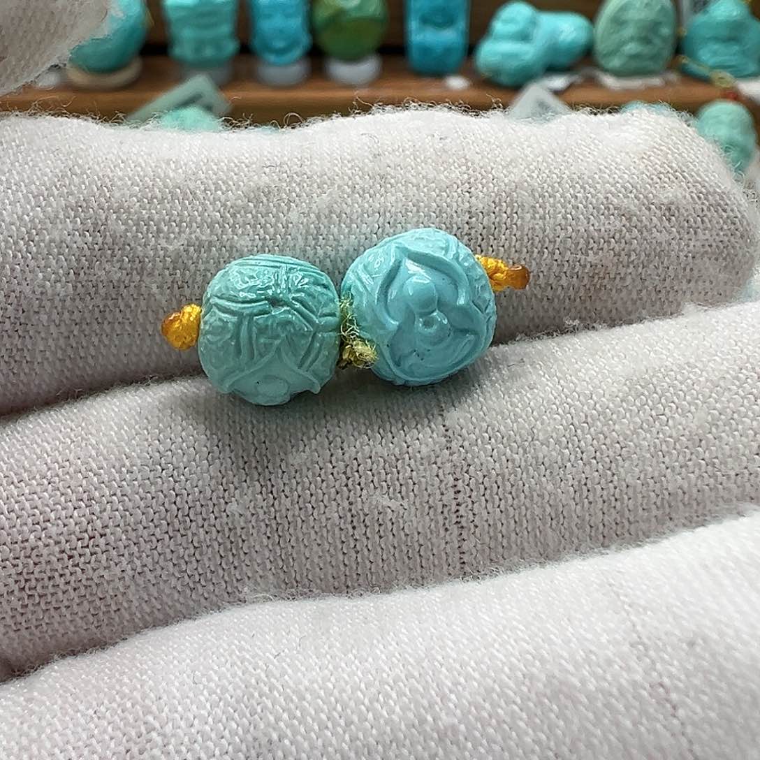 绿松石无相佛珠 未镶嵌