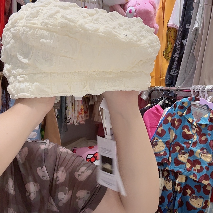 特价不退不换帽子泡泡纱