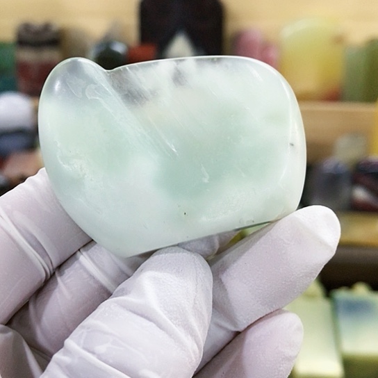 用***0印石青田石北山精天蓝冻一枚