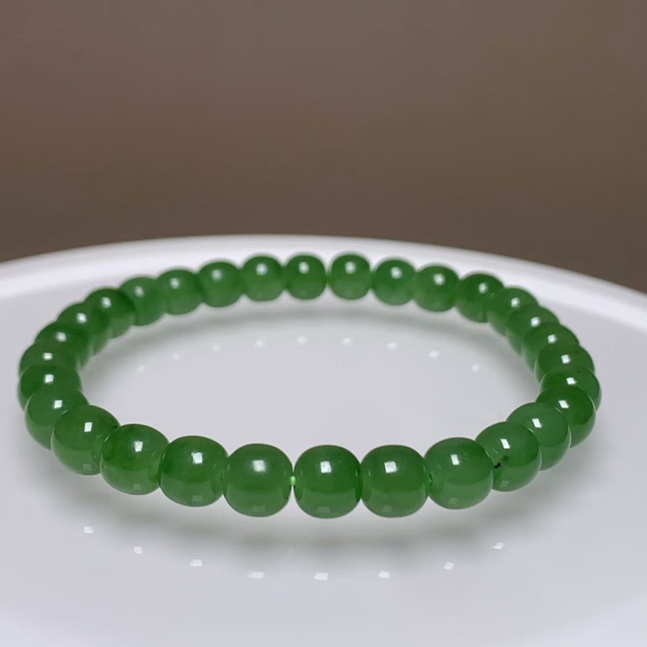 D1409珠宝玉石精选和田玉手串