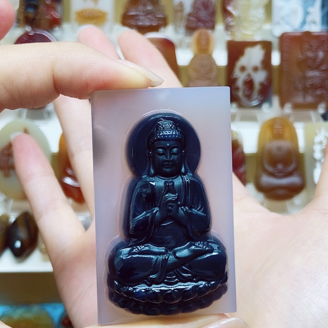 长***J玛瑙/玉髓颈饰未镶嵌